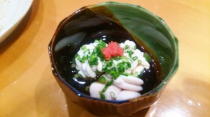 藤乃(ふじの) 白子ポン酢 醋渍鱼白 藤乃(ふじの) 白子ポン酢 醋渍鱼白